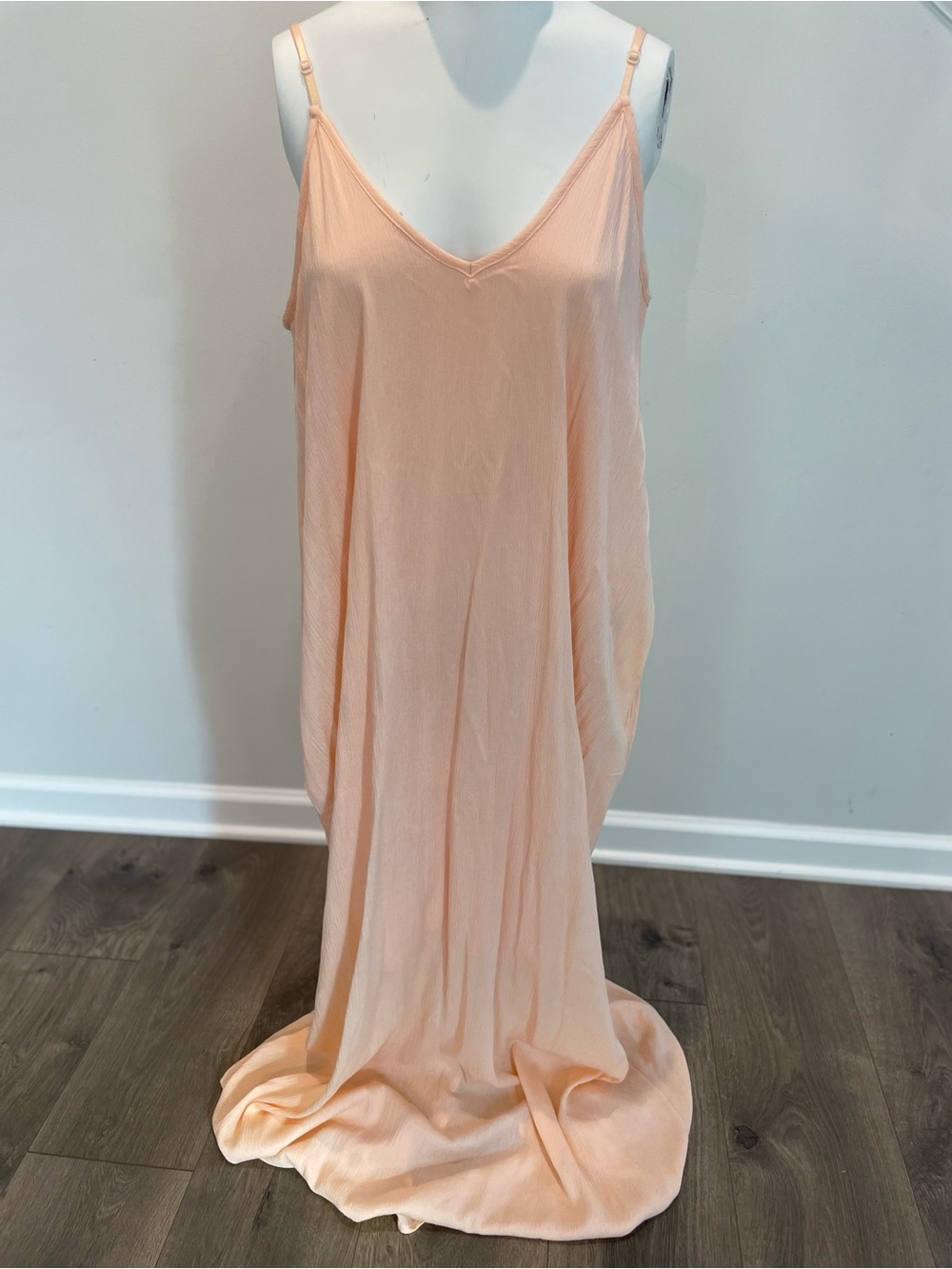 NWT Vanilla Bay Peach Slip Maxi Dress